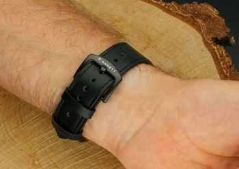Smartwatch męski Garett V12 czarny skórzany. Męski smartwatch Garett. Męski smartwatch na pasku. Smartwatch męski Garett z rozmowami. Smartwatch na skórzanym pasku na prezent dla mężczyzny.5.jpg